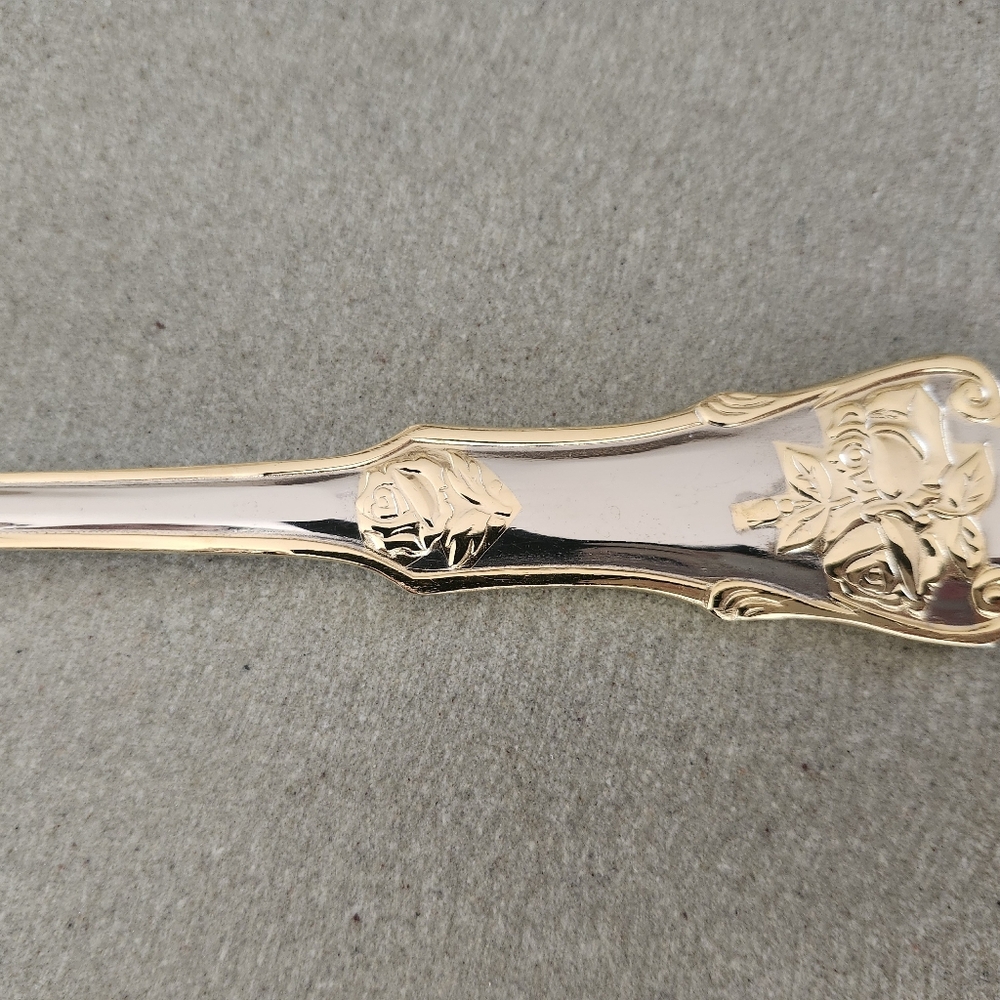 Royal Albert Old Country Roses Stainless Steel Ladle - vintage - Picture 3 of 4